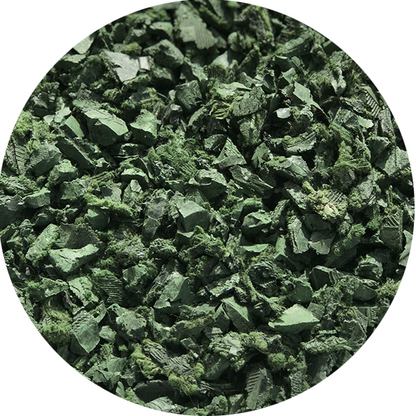 Green Rubber Mulch Play Bark Chip – 500KG ~ 25 SQM