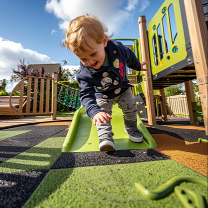 DIY Colourful Rubber Playground Kit