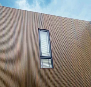 Composite Slatted Wall Cladding