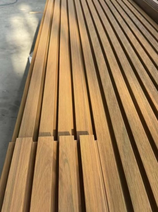 Composite Slatted Wall Cladding