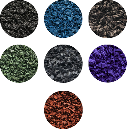 Purple Rubber Mulch Play Bark Chip – 500KG ~ 25 SQM