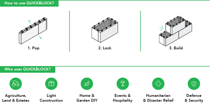 QUICKBLOCK - Flatpack Modular Building Block