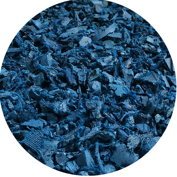 Blue Rubber Mulch Play Bark Chip – 20KG ~ 1 SQM