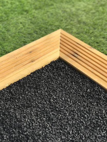 Black Rubber SBR Playground DIY Kit - 300KG ~ 10 SQM