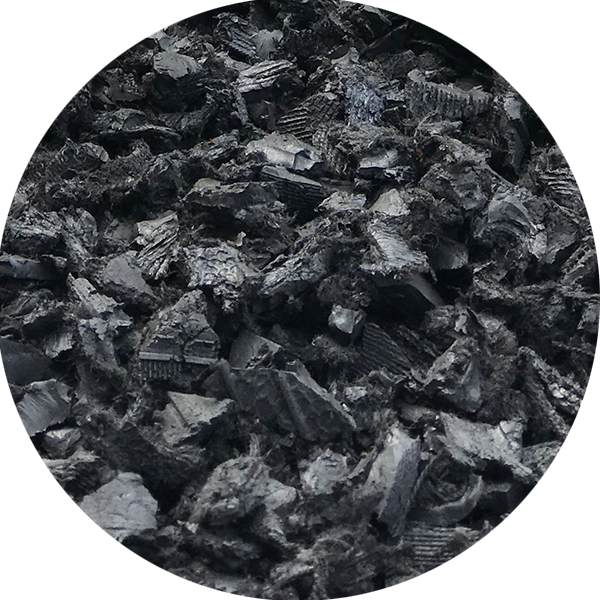 Grey Rubber mulch Play Bark Chip – 500KG ~25 SQM