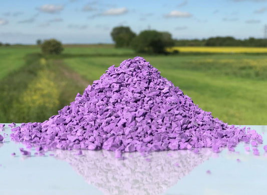 EPDM Purple Rubber Granules 1-4mm