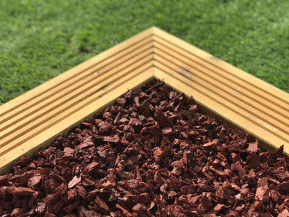 Red Rubber Mulch Play Bark Chip – 20KG ~1 SQM