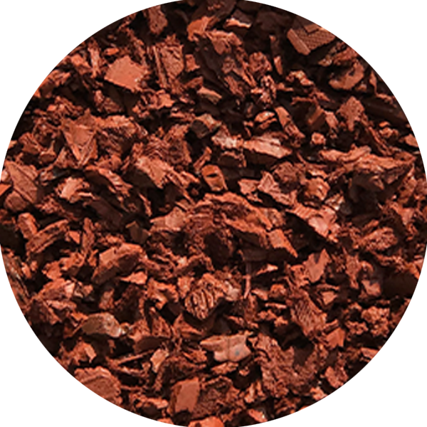 Red Rubber Mulch Play Bark Chip – 20KG ~1 SQM